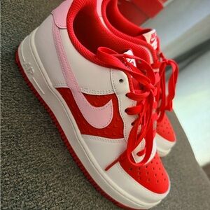 Nike Red and Pink Valentine’s Day airforces